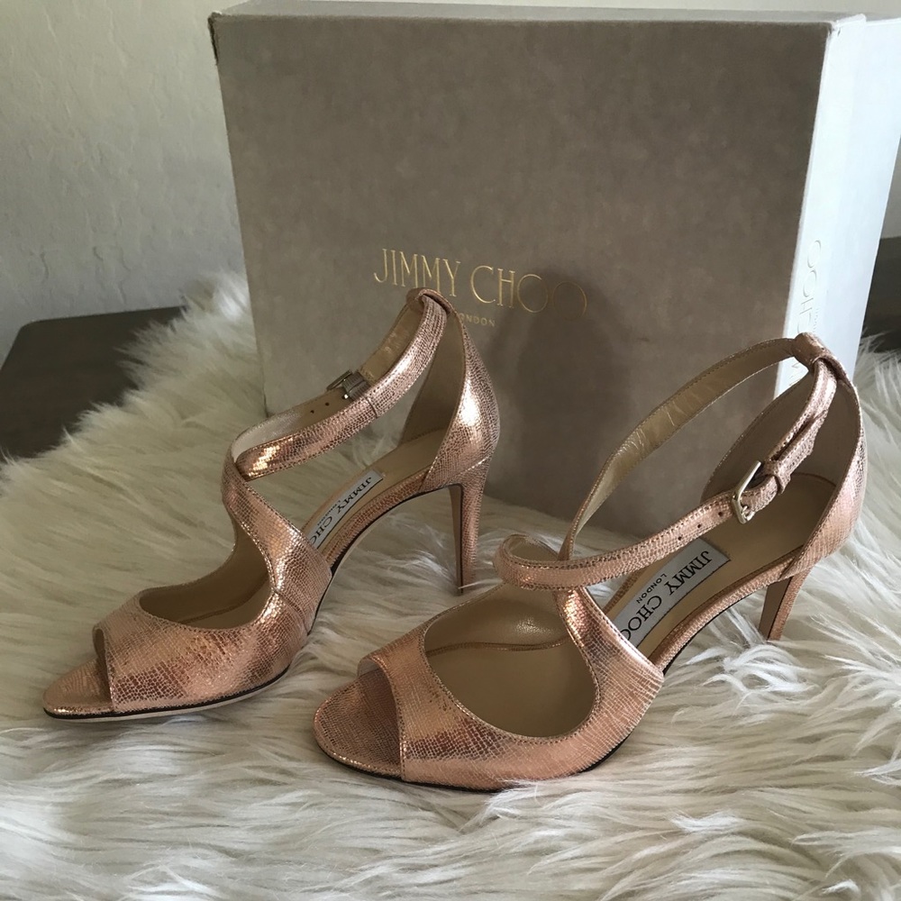 Jimmy Choo Emily tea Rose